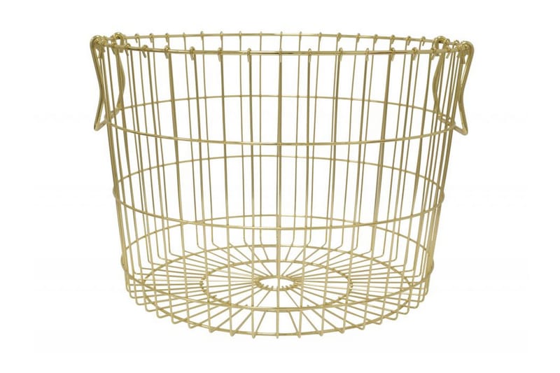 Trådkurv Basket Gull/Metall - Borås Cotton - Oppbevaring - Oppbevaring til småting - Kurv - Trådkurv
