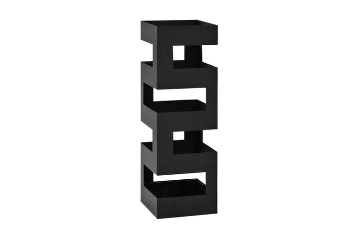 Paraplystativ Tetris stål svart - Svart - Oppbevaring - Oppbevaring til småting - Oppbevaringsstativ - Paraplystativ