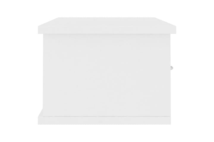 Veggskuff hvit 60x26x18,5 cm sponplate - Hvit - Oppbevaring - Oppbevaring til småting