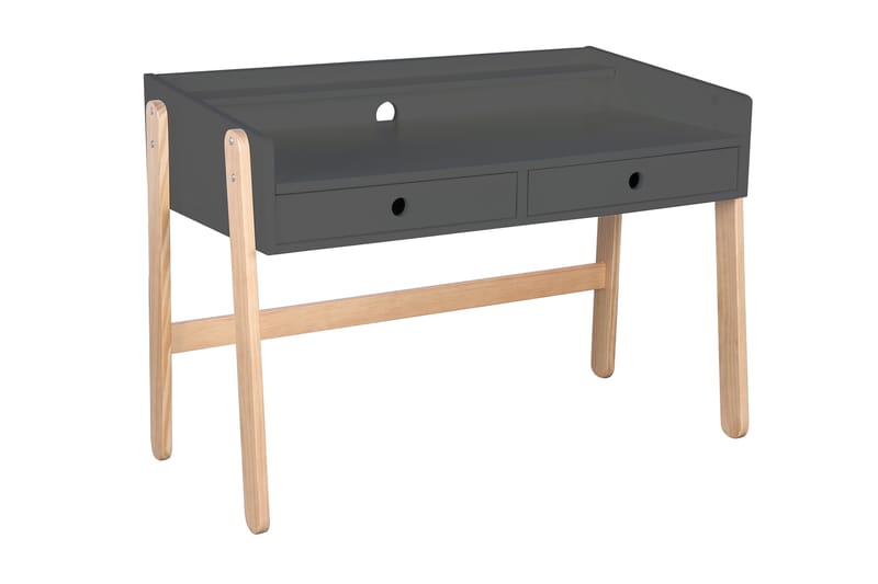 Skrivebord Hinsel 108 cm - Tre/Grå - Oppbevaring - Oppbevaringsmøbler - Kjøpmannsdisk