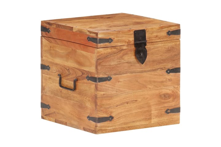 Kiste 40x40x40 cm heltre akasie - Oppbevaring - Skooppbevaring