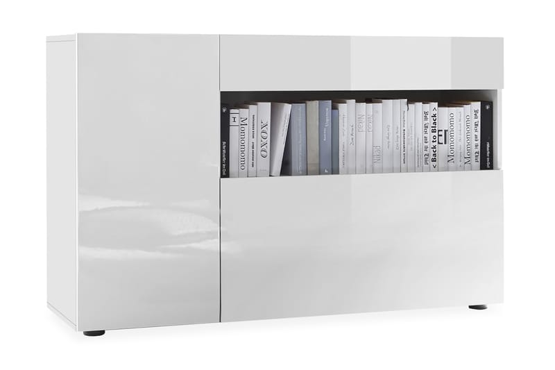 Sideboard Nickero 130 cm - Hvit - Oppbevaring - Oppbevaringsmøbler - Sideboard & skjenk