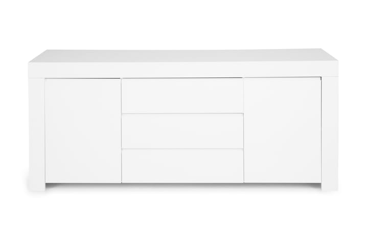 Sideboard Salerno 190 cm 2 Dører 3 Skuffer - Hvit Høyglans - Oppbevaring - Oppbevaringsmøbler - Sideboard & skjenk