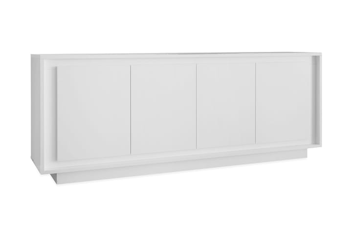 Sideboard Sky 207 cm 4 Dører - Mattlakk Hvit - Oppbevaring - Oppbevaringsmøbler - Sideboard & skjenk
