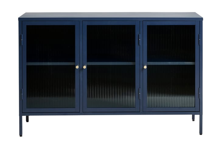 Sideboard Umtiti 3 delar 132 cm - Blå - Oppbevaring - Oppbevaringsmøbler - Sideboard & skjenk