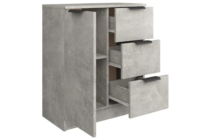 Skjenk betonggrå 60x30x70 cm konstruert tre - Grå - Oppbevaring - Oppbevaringsmøbler - Sideboard & skjenk