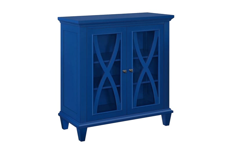 Skjenk Ellington 80x38 cm Blå - Dorel Home - Oppbevaring - Oppbevaringsmøbler - Sideboard & skjenk