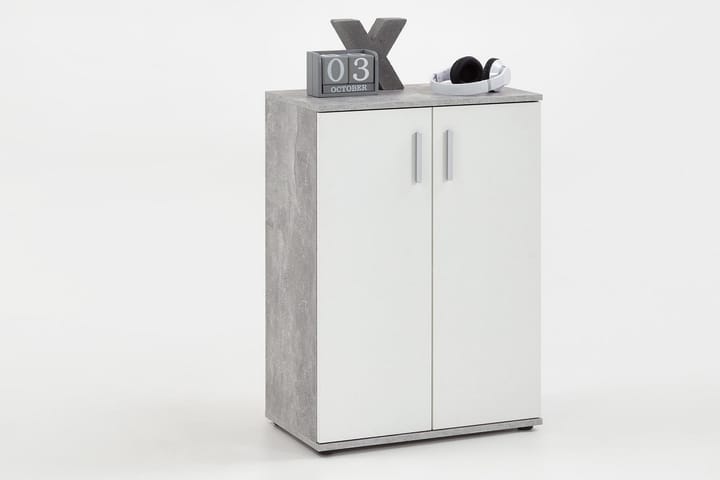 Skjenk Nelma 60 cm - Grå|Hvit - Oppbevaring - Oppbevaringsmøbler - Sideboard & skjenk