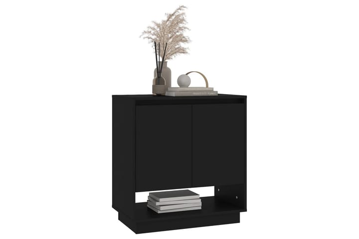 Skjenk svart 70x41x75 cm sponplate - Svart - Oppbevaring - Oppbevaringsmøbler - Sideboard & skjenk