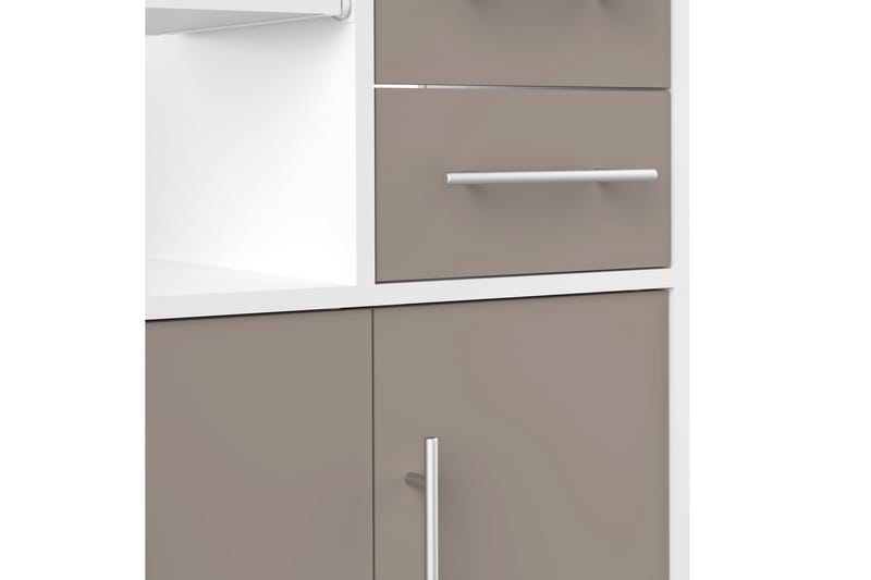 Kjøkkenenhet Murillo 89 cm - Hvit|Brun - Oppbevaring - Skåp - Oppbevaringsskap