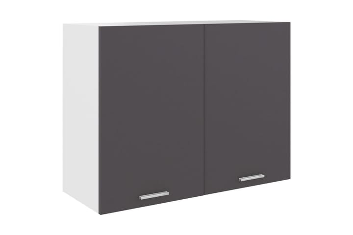 Kjøkkenskap grå 80x31x60 cm sponplate - Grå - Oppbevaring - Skåp - Oppbevaringsskap