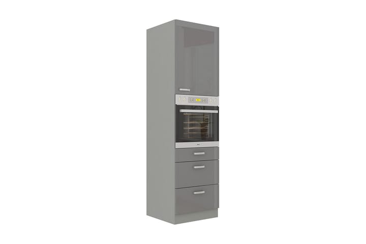 Kjøkkenskap Grey 60x57x210 cm - Oppbevaring - Skåp - Oppbevaringsskap