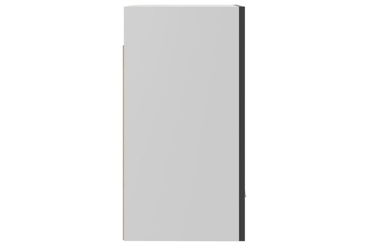 Kjøkkenskap høyglans grå 50x31x60 cm sponplate - Grå - Oppbevaring - Skåp - Oppbevaringsskap