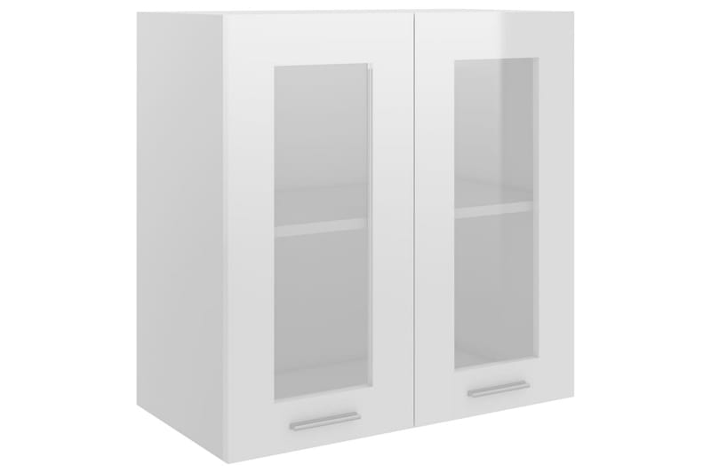 Kjøkkenskap høyglans hvit 60x31x60 cm sponplate - Hvit - Oppbevaring - Skåp - Oppbevaringsskap