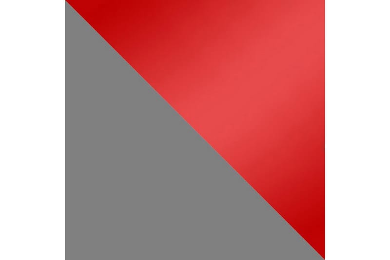 Oppbevarinsskap Tregeiriog 60 cm - Grå/Rød - Oppbevaring - Skåp - Oppbevaringsskap