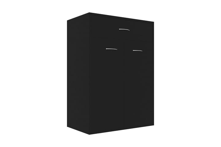 Skoskap svart 60x35x84 cm sponplate - Svart - Oppbevaring - Skåp - Oppbevaringsskap