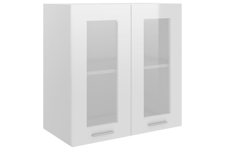 Kjøkkenskap høyglans hvit 60x31x60 cm sponplate - Hvit - Oppbevaring - Skap - Oppbevaringsskap