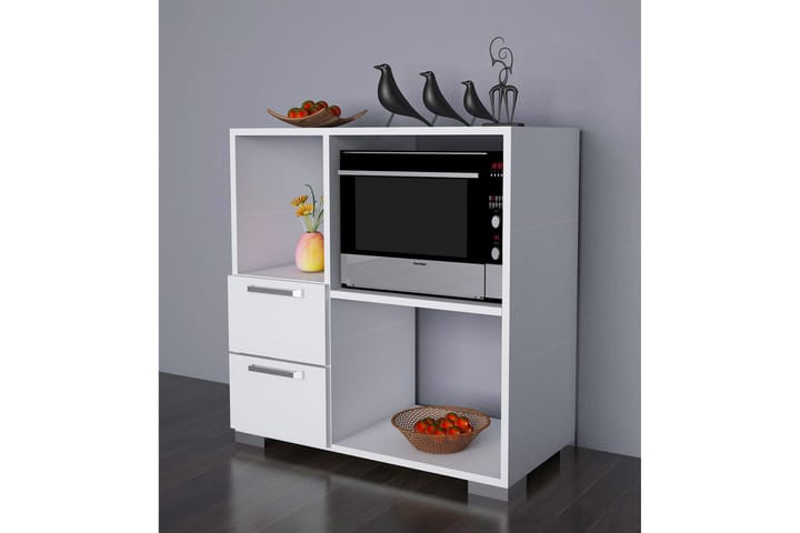 Kjøkkenskap Stoffa 80 cm - Hvit - Oppbevaring - Skap - Oppbevaringsskap