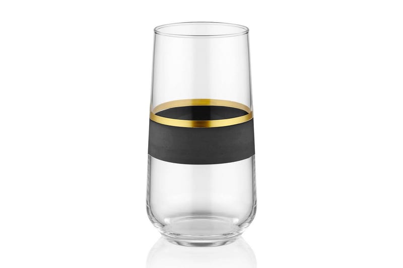 Highballglass - Svart/Gull - Servering & borddekking - Glass - Highballglass & Longdrinkglass