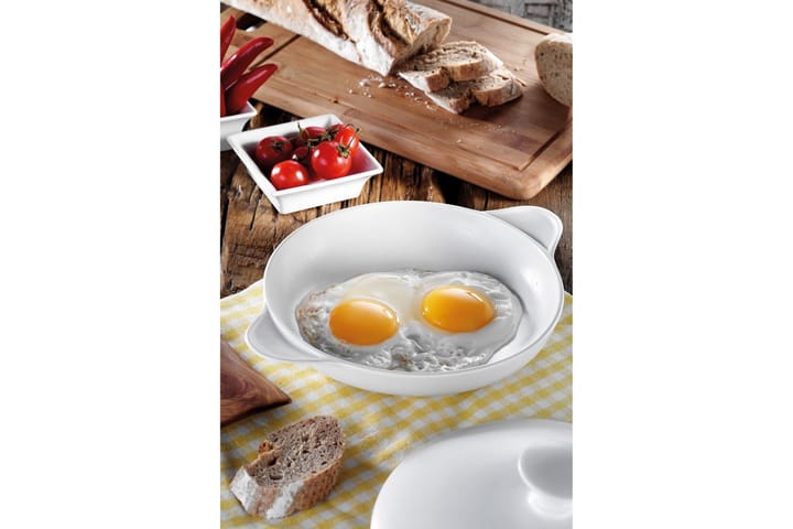 Stekekpanne - Hvit - Servering & borddekking - Gryter & kasseroller - Stekepanner