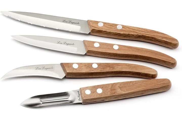 Wood Skålsett 4-p - Lou Laguiole - Servering & borddekking - Kjøkkenprodukter - Kjøkkenknivar - Skallkniv