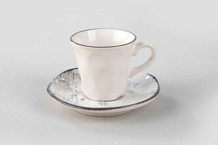 Kaffeservise 12-pk - Kremhvit - Servering & borddekking - Mugger & kopper - Kaffekopp & kaffekrus