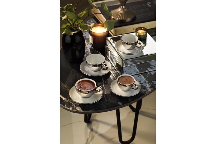 Kaffeservise 4-pk - Flerfarget - Servering & borddekking - Porselen