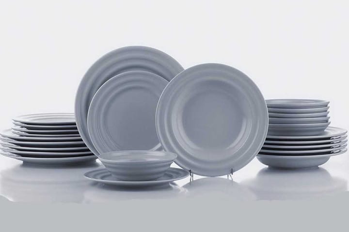 Tallerkensett 24-pk - Beige - Servering & borddekking - Porselen