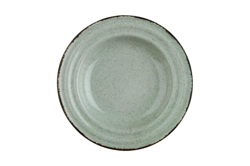 Tallerkensett Kütahya 24 Deler - Porselen/Grønn - Servering & borddekking - Porselen