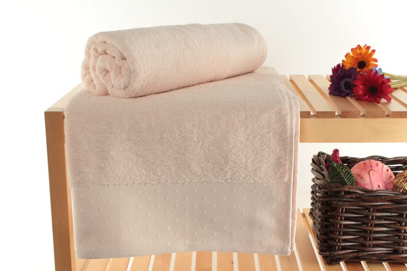 Badehåndkle Ccooling 2-pk - Hvit - Tekstiler & tepper - Baderomstekstiler - Håndklær og badehåndkle
