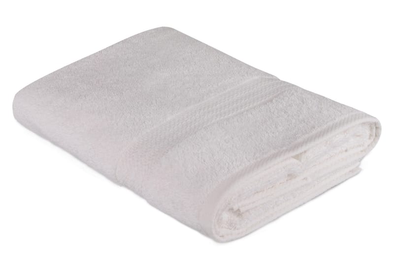 Badehåndkle Hobby 70x140 cm - Hvit - Tekstiler & tepper - Baderomstekstiler - Håndklær og badehåndkle - Stort badelaken