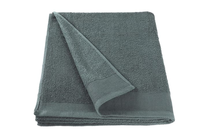 Dusjhåndklær 5 stk bomull 450 g/m² 70x140 cm grønn - Tekstiler & tepper - Baderomstekstiler