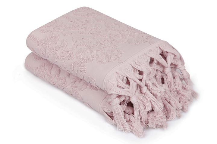 Håndkle Şaheser 50x90 cm 2-pk - Rosa - Tekstiler & tepper - Baderomstekstiler - Håndklær