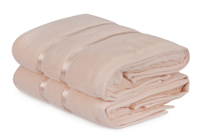 Håndkle Rhuddlan 2-pk - Rosa - Tekstiler & tepper - Baderomstekstiler - Håndklær
