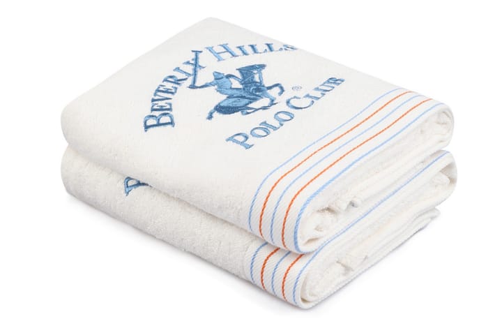 Håndkle Romilla 2-pk - Hvit - Tekstiler & tepper - Baderomstekstiler - Håndklær