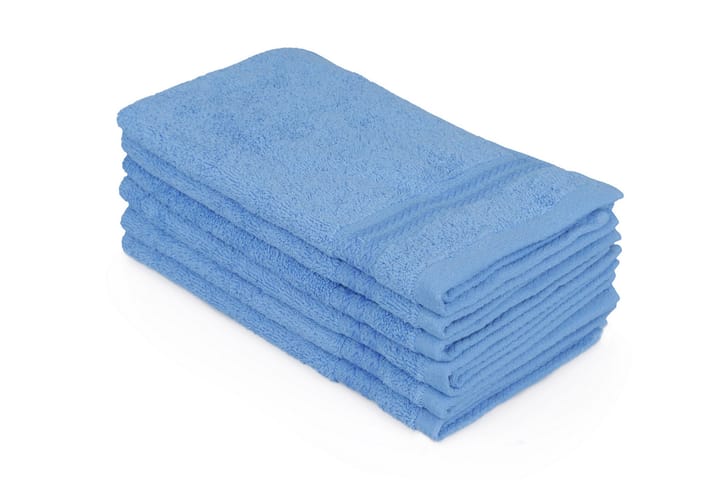 Vaskeklut Rhuddlan 6-pk - Blå - Tekstiler & tepper - Baderomstekstiler - Håndklær