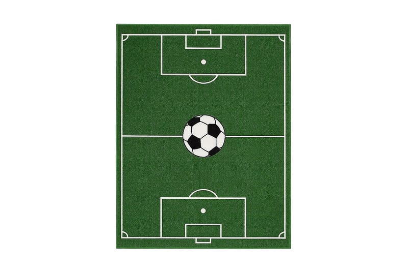 Barnematte Estadio 133x170 cm Fotballsmatte - Grønn - Tekstiler & tepper - Barnetekstiler - Teppe barnerom