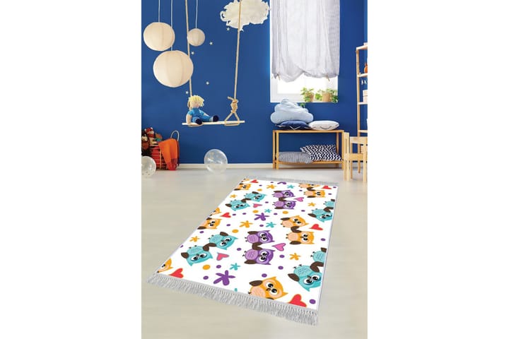 Barnematte Gastoll 120x180 cm - Flerfarget - Tekstiler & tepper - Barnetekstiler - Teppe barnerom