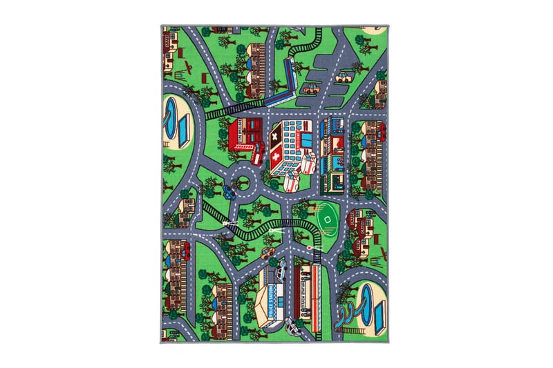 Barnematte Noisseville 133x170 cm - Flerfarget - Tekstiler & tepper - Barnetekstiler - Teppe barnerom