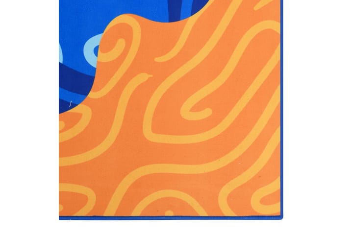 Teppe print flerfarget 80x150 cm stoff - Flerfarget - Tekstiler & tepper - Barnetekstiler - Teppe barnerom