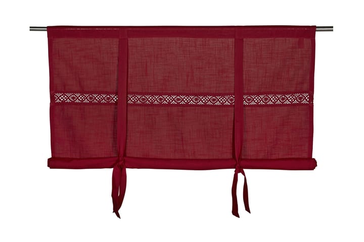 Heisgardin Sanna 120x120 cm Rød