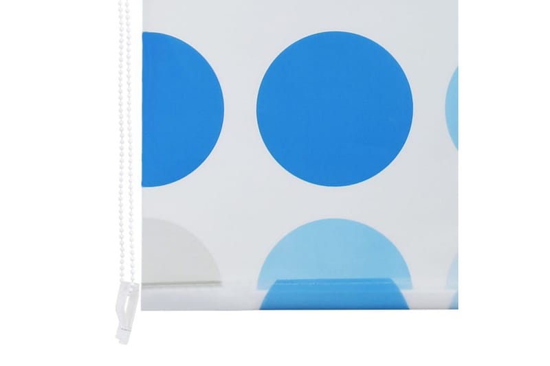 Dusjforheng 100x240 cm sirkel - Blå - Tekstiler & tepper - Gardiner - Rullegardin