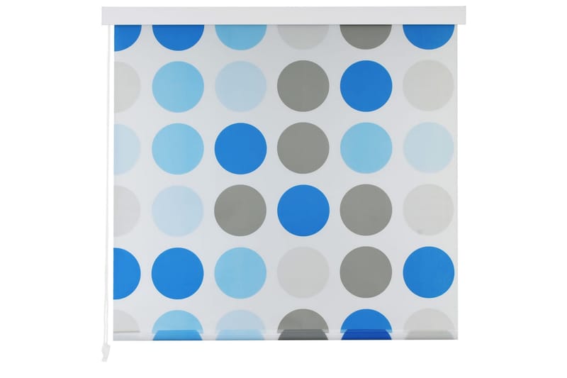 Dusjforheng 120x240 cm sirkel - Blå - Tekstiler & tepper - Gardiner - Rullgardin