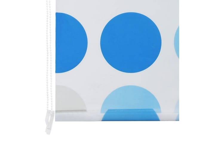 Dusjforheng 80x240 cm sirkel - Blå - Tekstiler & tepper - Gardiner - Rullegardin