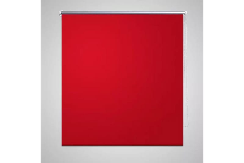 Mørkeleggingsrullegardin 100 x 175 cm Rød - Rød|Hvit - Tekstiler & tepper - Gardiner - Rullgardin