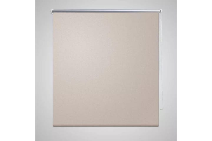 Rullegardin 100 x 230 cm beige - Beige|Hvit - Tekstiler & tepper - Gardiner - Rullegardin