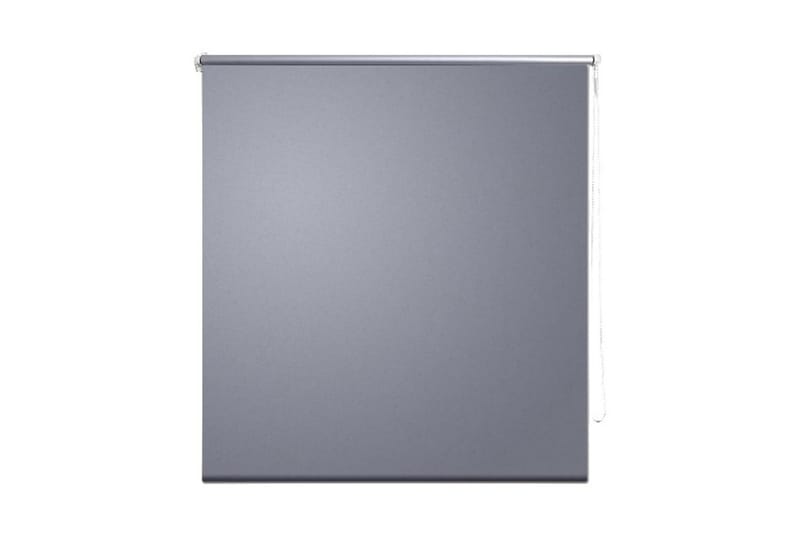 Rullegardin 100 x 230 cm grå - Hvit - Tekstiler & tepper - Gardiner - Rullgardin