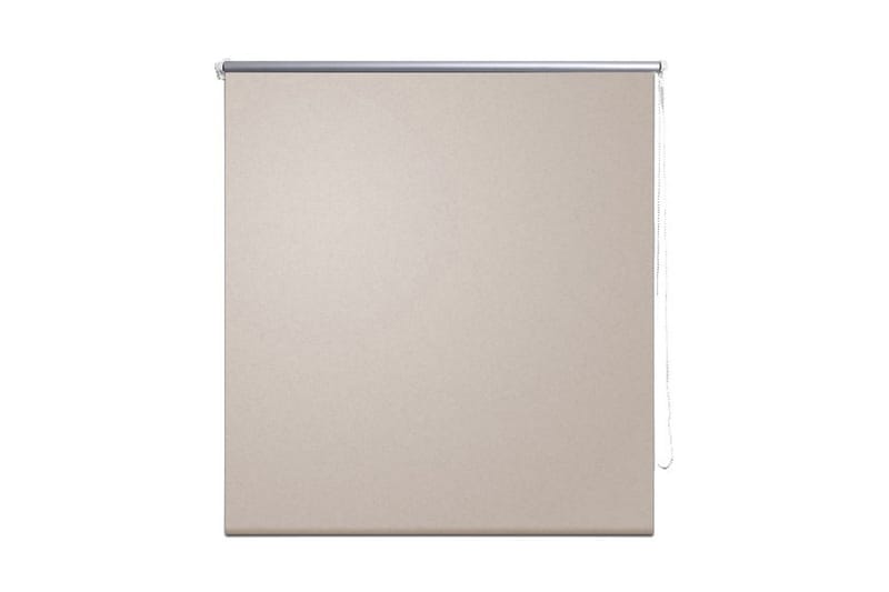 Rullegardin 140 x 175 cm beige - Beige|Hvit - Tekstiler & tepper - Gardiner - Rullegardin