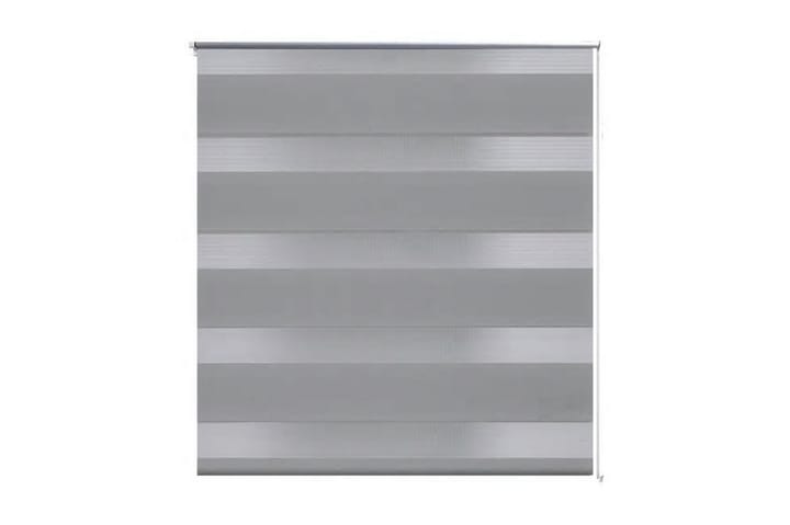 Rullegardin 140 x 175 cm grå - Hvit - Tekstiler & tepper - Gardiner - Rullegardin