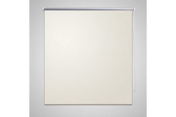 Rullegardin 140 x 230 cm beige-hvit - Beige|Hvit - Tekstiler & tepper - Gardiner - Rullgardin
